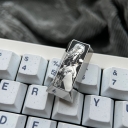 2U Enter Ti-alloy Artisan Keycaps Precision Pointillism for Mechanical Keyboard -Boa Hancock